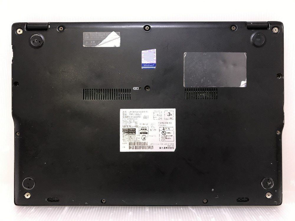 R&R 美品2021年 富士通 U9310D i7 10世代 512GB ☆[Win11] 10世代i5 超速SSD 高性能モバイルノート 富士通