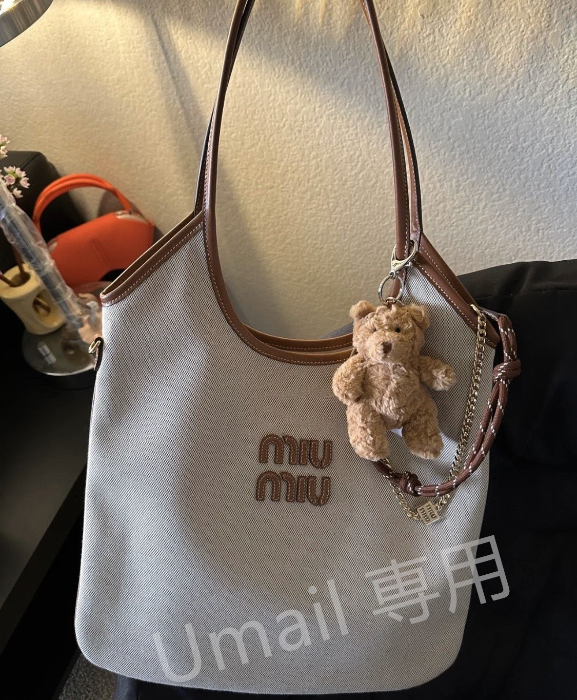 ファッション❣    miumiu デニムショルダーバッグ大容量キャンバストートバッグ#2