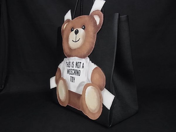 □新品□未使用□ MOSCHINO モスキーノ レザー テディベア くま クマ