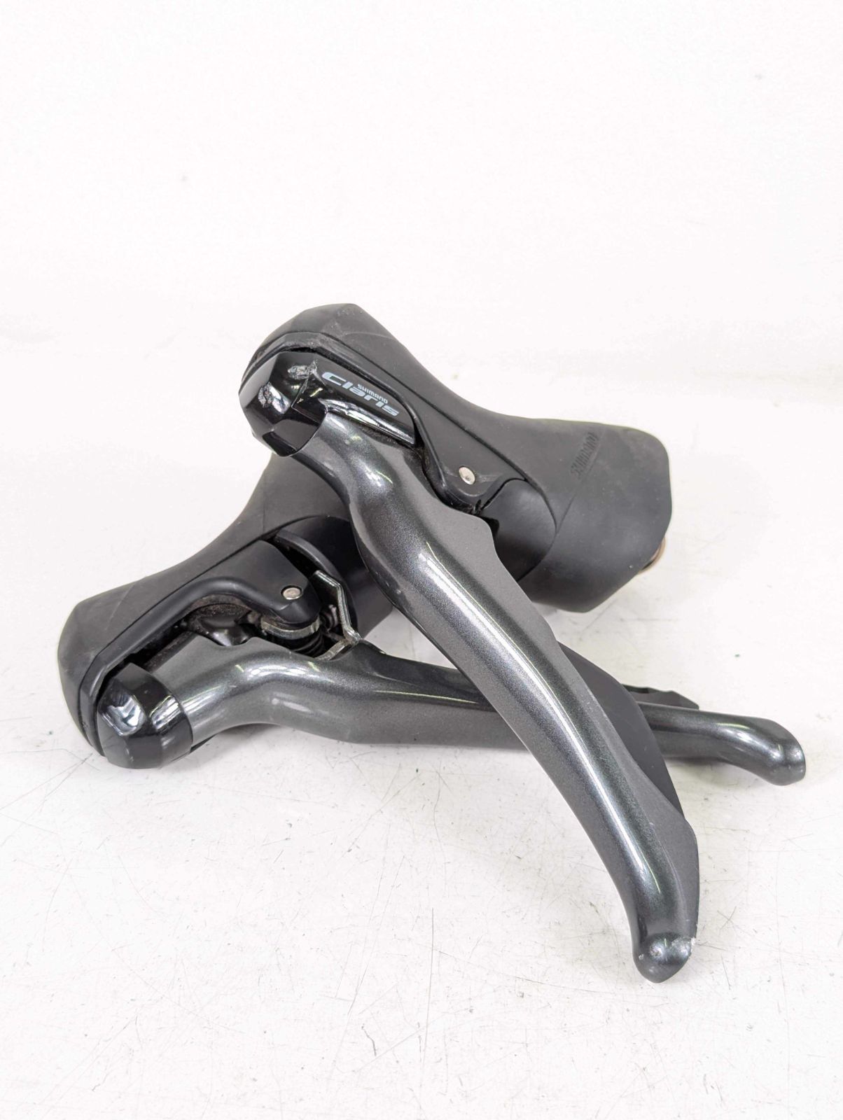 【整備済】SHIMANO Claris STIレバーST-R2000 シマノ CLARIS（クラリス）ST-R2000 STIレバー 左右セット（2x8S