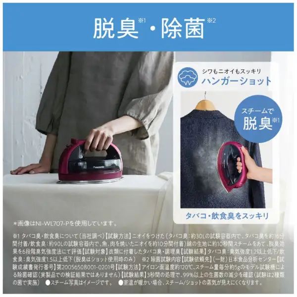 コードレススチームアイロン