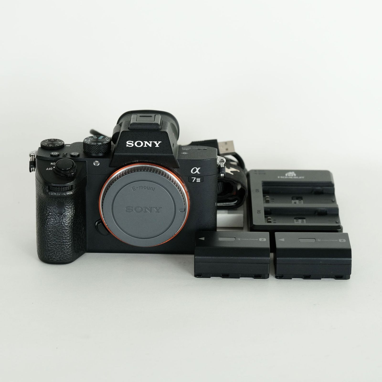 SONY α7SiiiILCE-7SM3 ボディ純正予備バッテリー2個付き