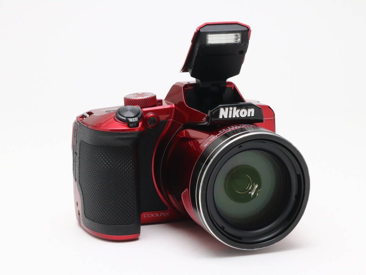 C- (実用品) Nikon ニコン COOLPIX B600 レッド 初期不良返品対応 77