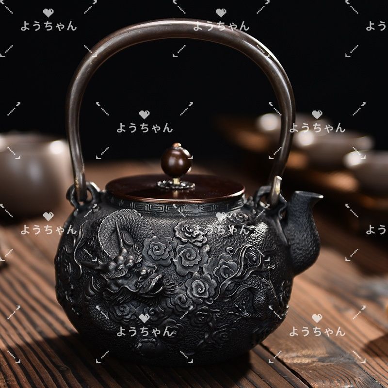 山本堂 南部鉄器 砂鉄製 鉄瓶 大容量鉄壺