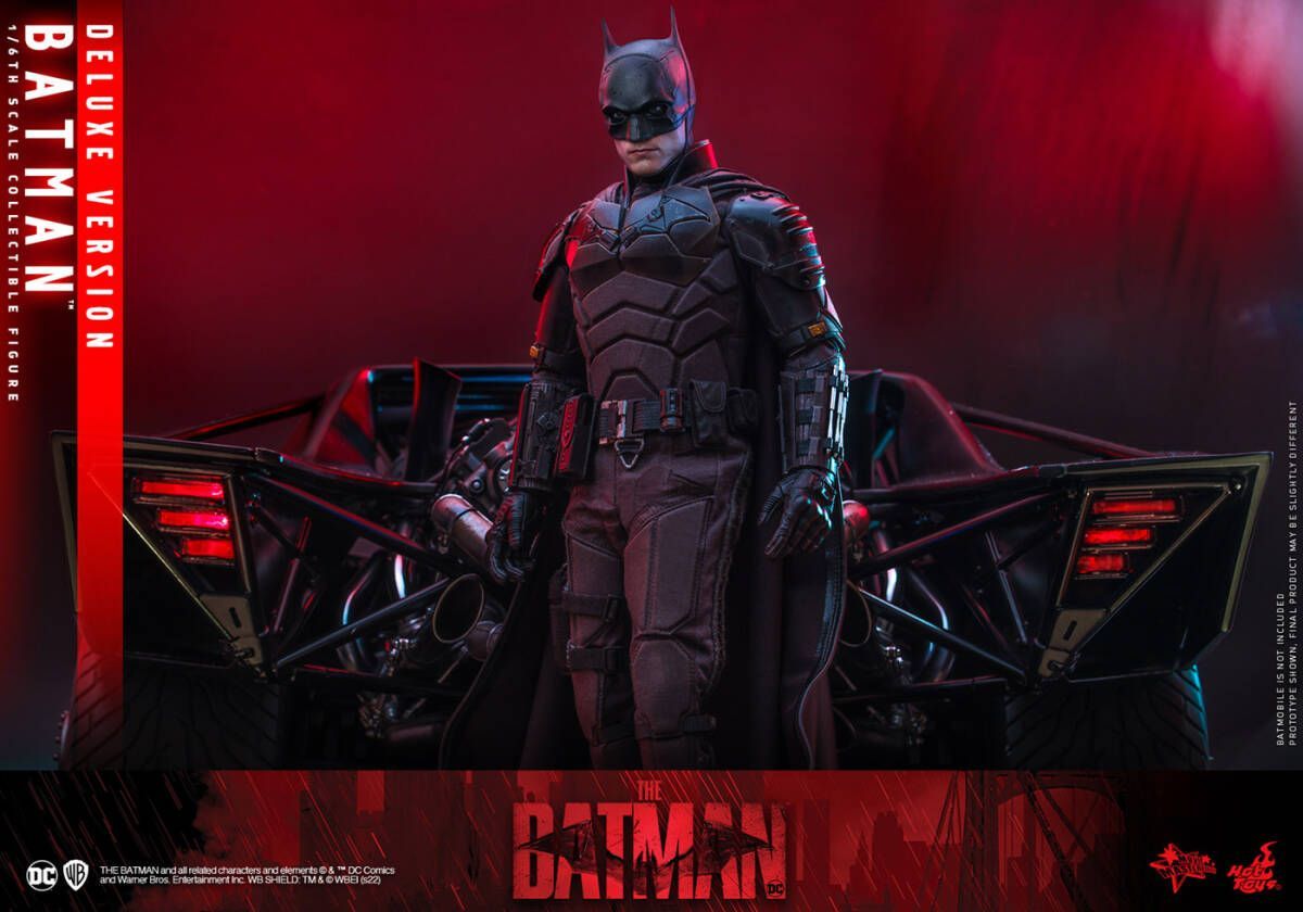 トイサピエンス輸送箱未開封　ザ・バットマン ボーナスアクセサリー付　ホットトイズ ホットトイズ『ザ・バットマン』 1/6フィギュア［ボーナス