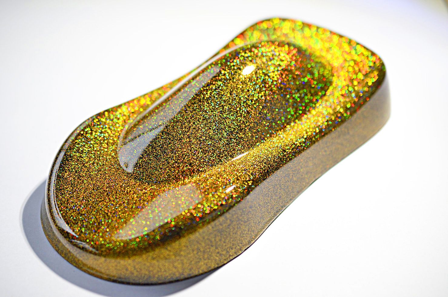 ゴールドレインボーラメフレーク 0.1mm 100g☆WOLF WORKS - メルカリ