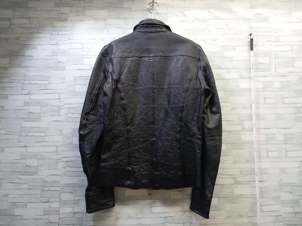 junhashimoto ジュンハシモト シングルライダース カウレザー ブラック