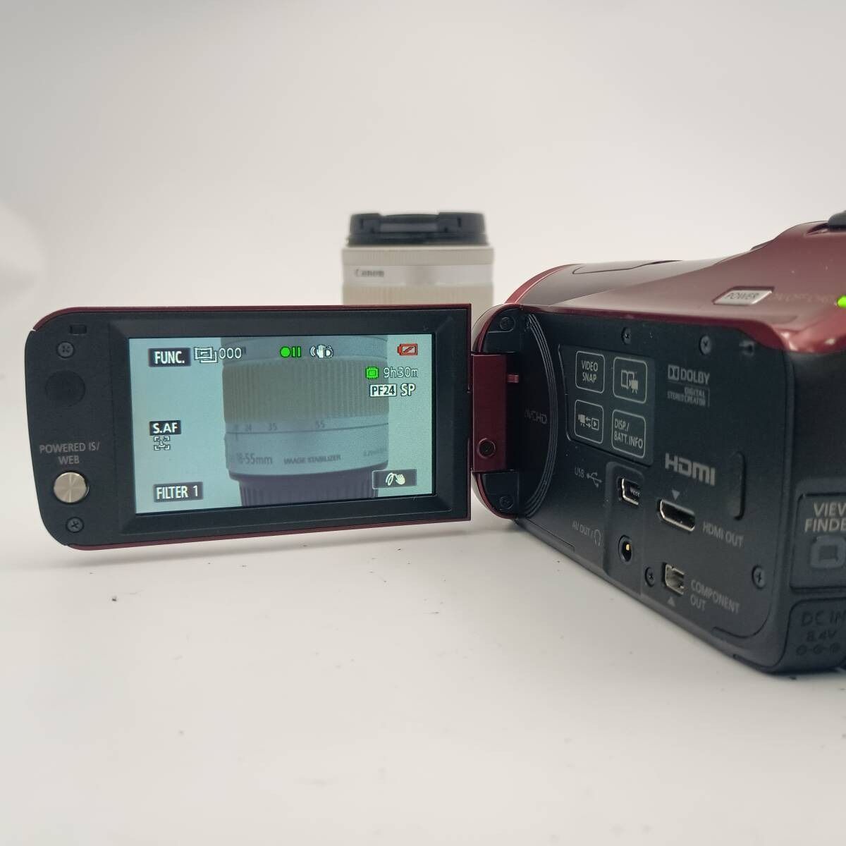 Canon iVIS HF M41 レッド Canon iVIS HF M41 Full HD Video Handheld Camera 1080 SD NTSC