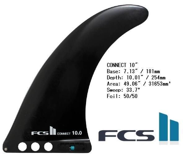送料無料△FCS II Connect GF Longboard Fin 10 (新品) - メルカリ