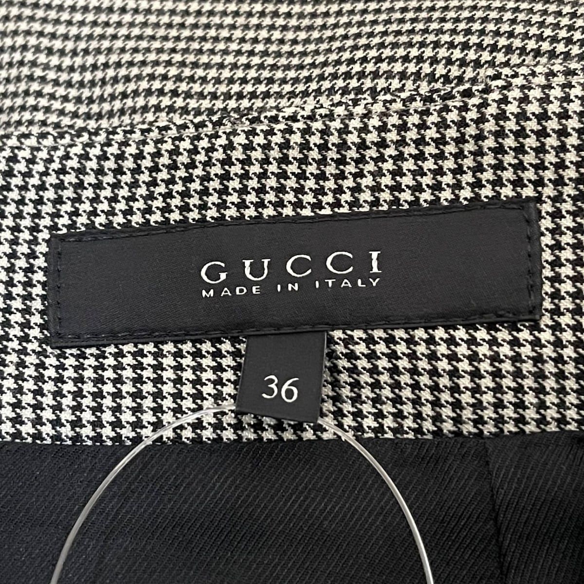 GUCCI(グッチ) スカート サイズ36 S レディース美品 - アイボリー×黒