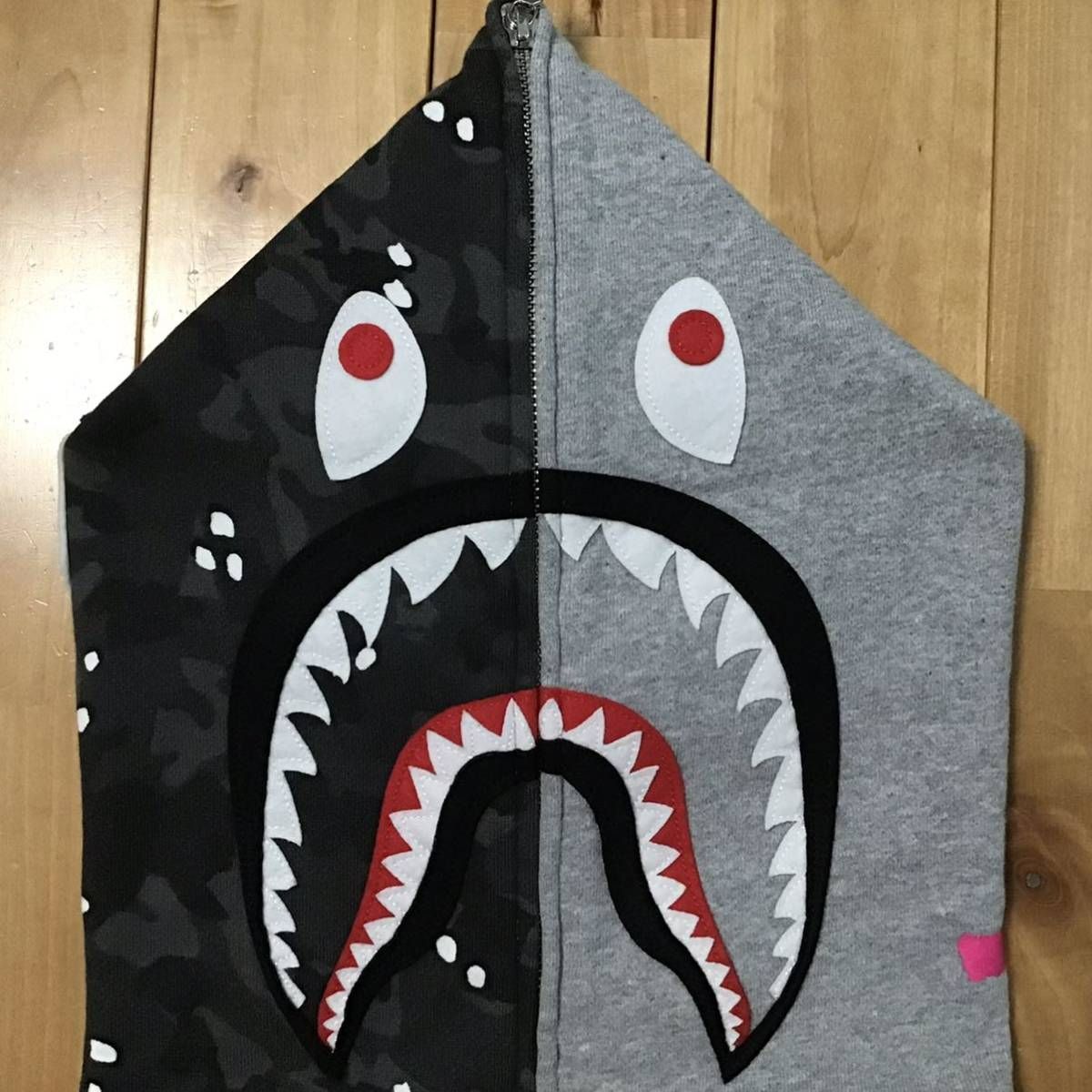 BAPE X CLOT カモフラージュパーカー Sサイズ A BATHING APE(アベイシングエイプ) / ジップパーカー/M