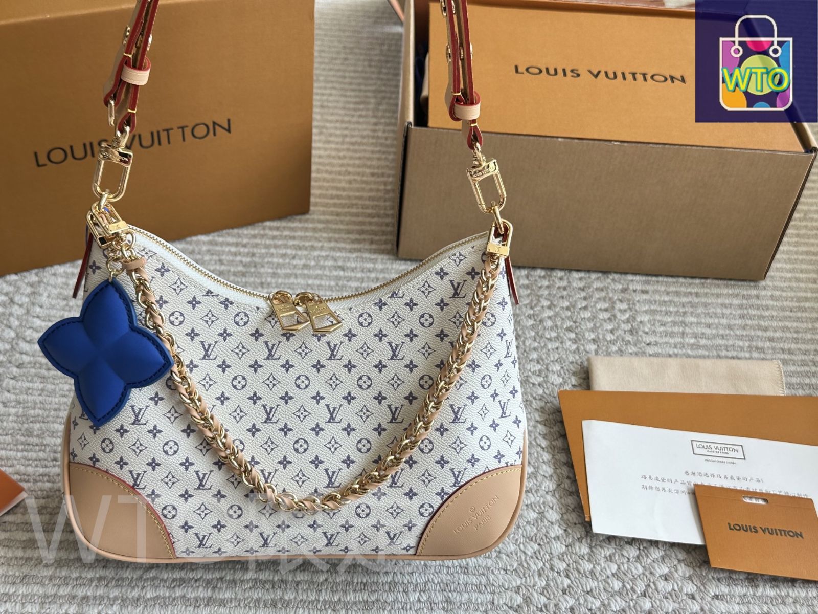 今日特価】Louis Vuitton ルイ・ヴィトン ブーローニュ ホーン
