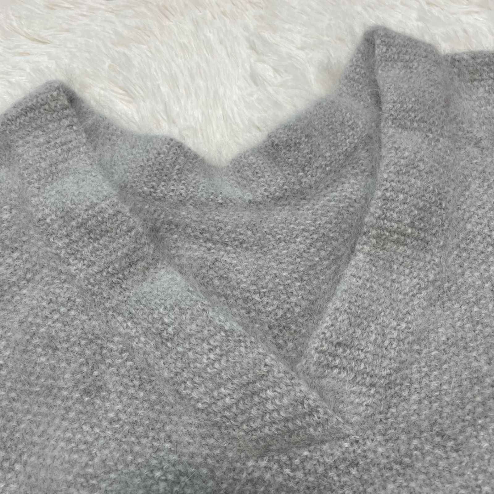 DEUXIEME CLASSE アンゴラニット ミューズドゥ ドゥーズィエムクラス アンゴラニットセーター 無地