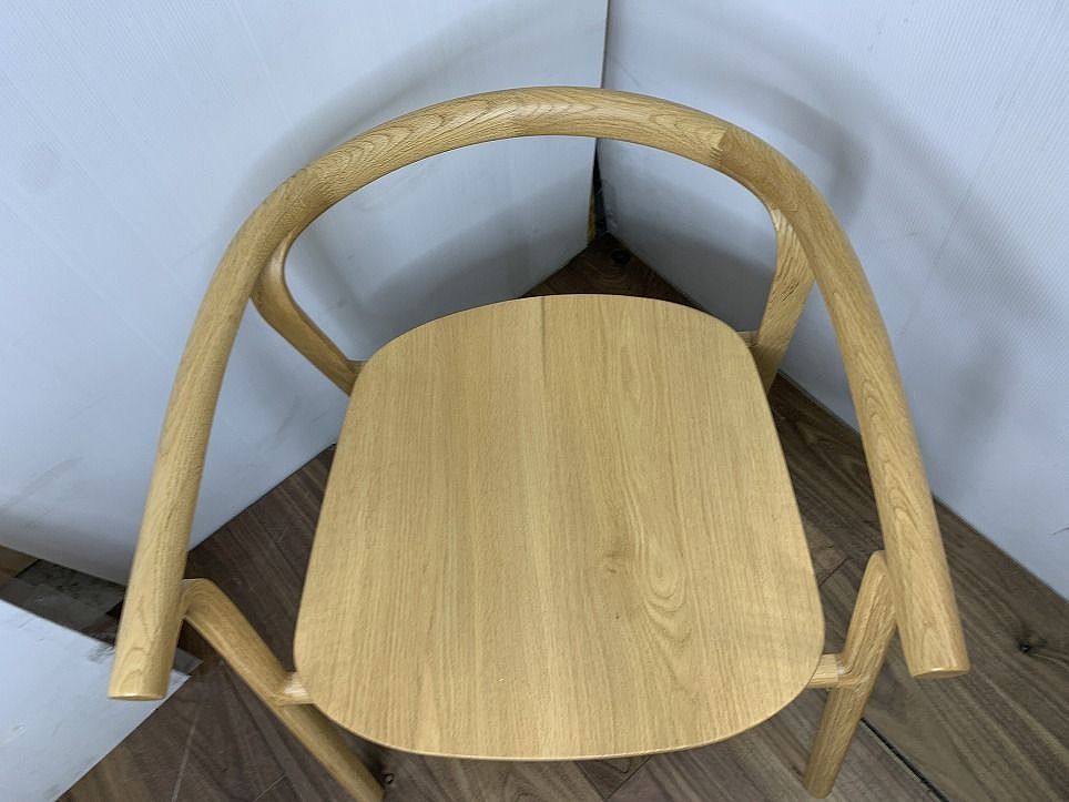 ★美品★カンディハウス スプリンター ダイニング アームチェアー SPLINTER DINING ARMCHAIR (UPHOLSTERED/WOOD)｜カンディハウス