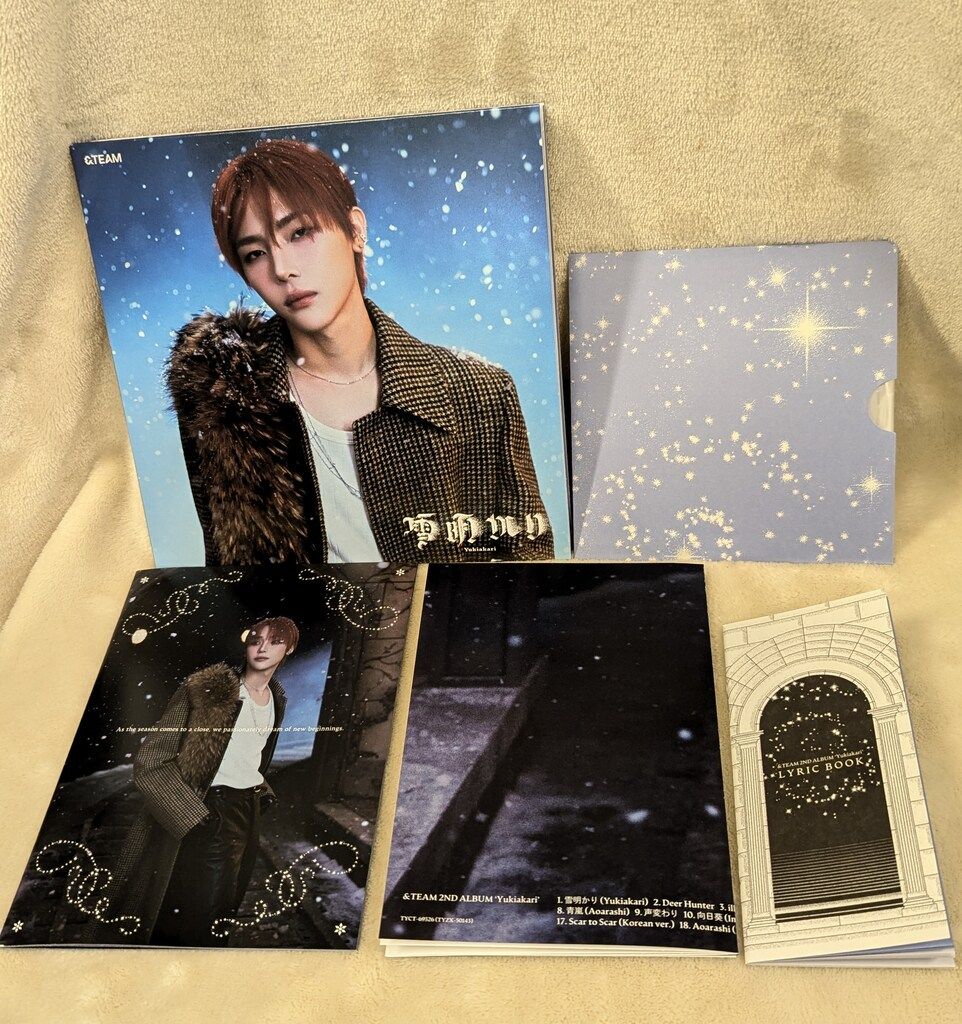 【新品未開封シリアル入り】&TEAM 雪明かり ソロジャケ 9枚コンプセット 雪明かり (Yukiakari) [メンバーソロジャケット盤 - EJ -][CD] - &TEAM