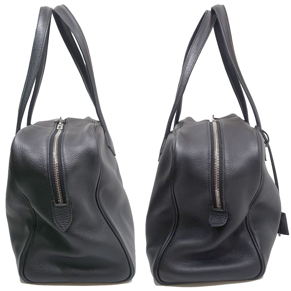 【美品】HERMES エルメス ヴィクトリア35 SV金具 エルメス HERMES ヴィクトリア35 □R刻 ブルーパラダイス SV金具