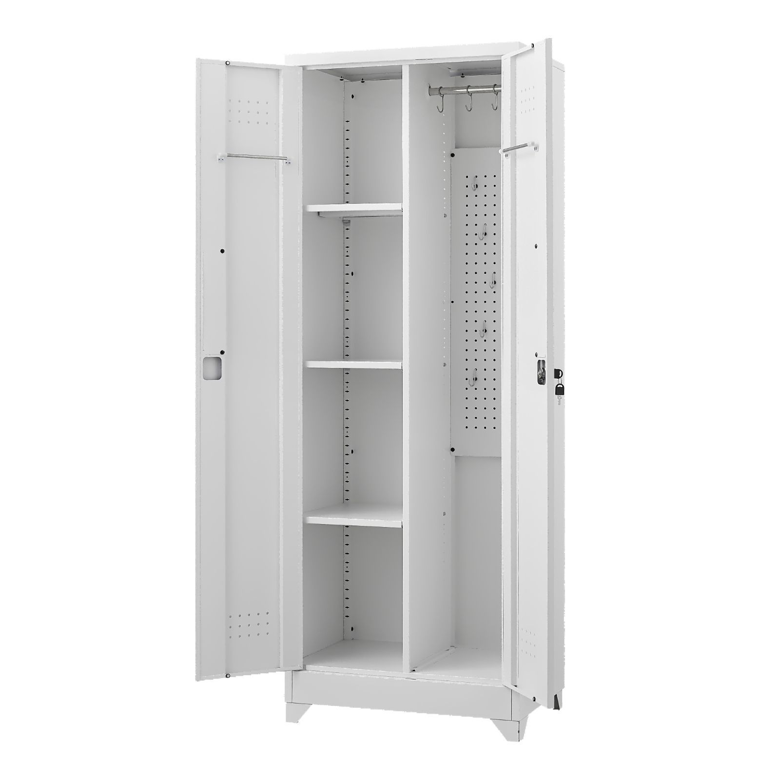 換気機能｜掃除用具ロッカー｜高さ 165cm｜N509P268125A