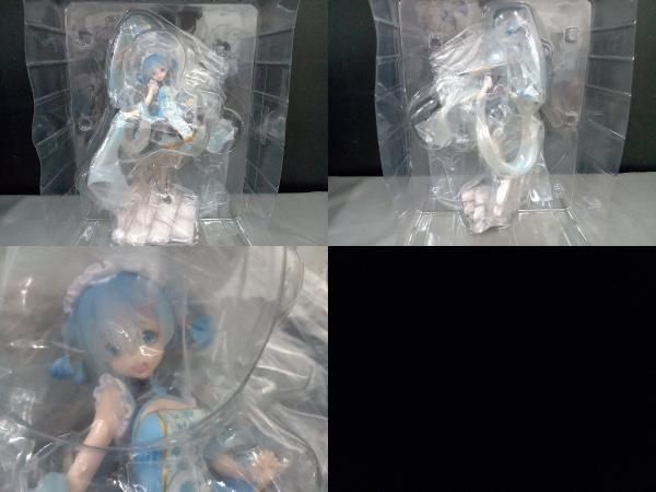 美品 リボルブ リゼロ ラム レム フィギュア 特製台座コンプリートセットVer 特製台座で豪華さ倍増！ 「リゼロ」より、フィギュア「ラム