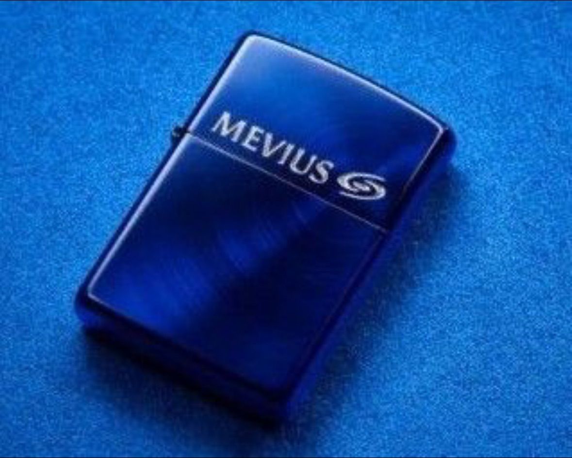 zippo メビウス 10周年記念 限定品 MEVIUS BLUE 2023年製 10th ANNIVESARY 両面デザイン MILD SEVEN  マイルドセブン ブルー デットストック ケース 保証書 - メルカリ