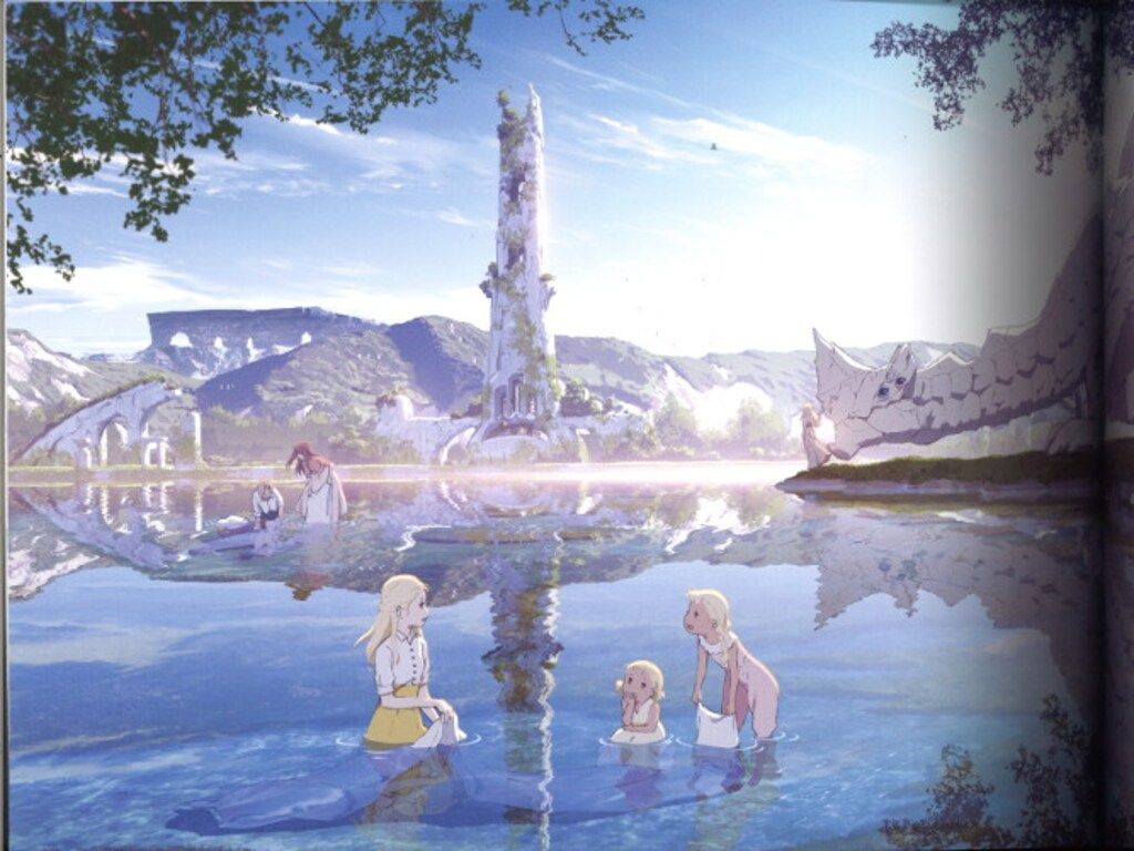 玄光社 さよならの朝に約束の花を飾ろう 公式美術画集 さよならの