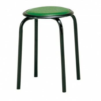 藤沢工業 TOKIO スツール M-24T グリーン 10脚入