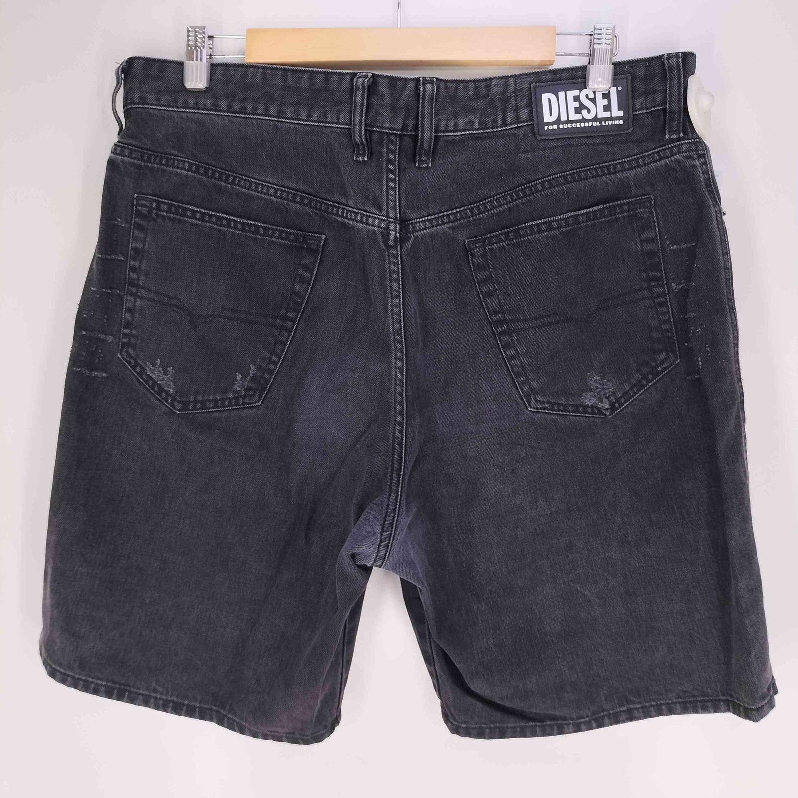 新品ディーゼルDiesel ダメージ加工 デニムショートパンツ □DIESEL 