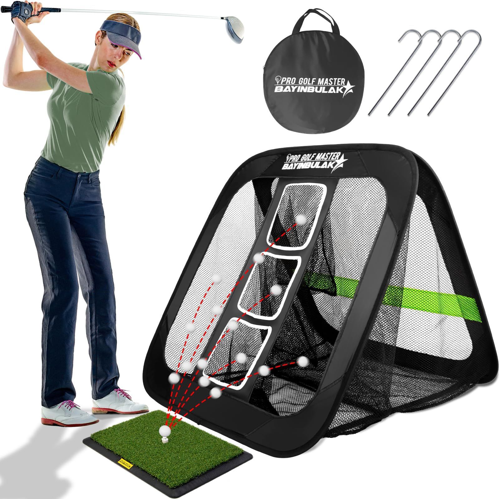 ゴルフ練習用ネット 自宅 練習器具 ゴルフネット 簡単組立て トレーニング 手軽に練習 上達 ゴルフ用品 od394 ゴルフ練習用ネット ゴルフ 折りたたみ 据置タイプ 収納バッグ付き ショット トレーニング 器具 ゴルフ用品 簡単組立 庭 自宅 軽量