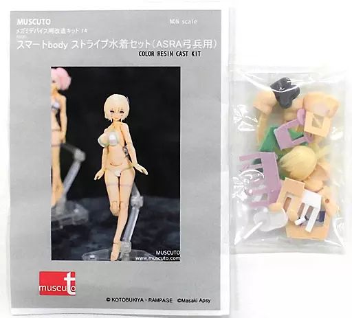 MUSCUTO/ムスクト スマートbody レッド 水着 メガミデバイス 改造パーツ ASRA忍者用 COLOR RESIN CAST KIT MUSCUTO/ムスクト スマートbody レッド 水着 メガミデバイス