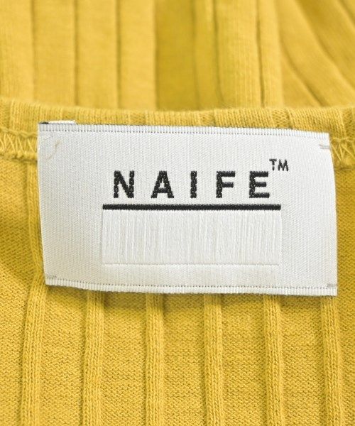 NAIFE カーディガン レディース ナイフ 中古　古着 NAIFE - NAIFE ナイフ カーディガン S 黄 【古着】【中古
