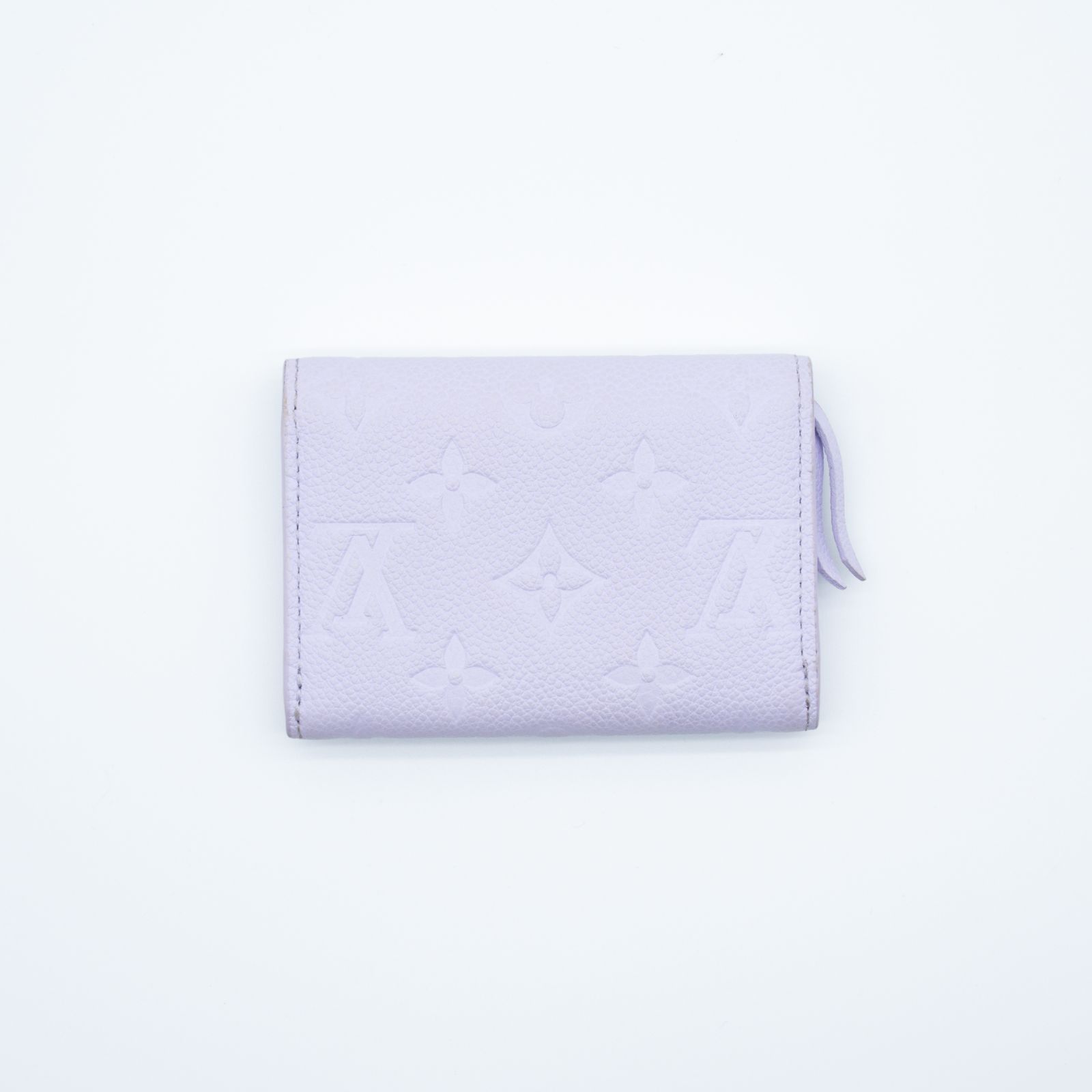 ルイヴィトン レザー 二つ折り財布 パープル 美品】ルイヴィトン アン