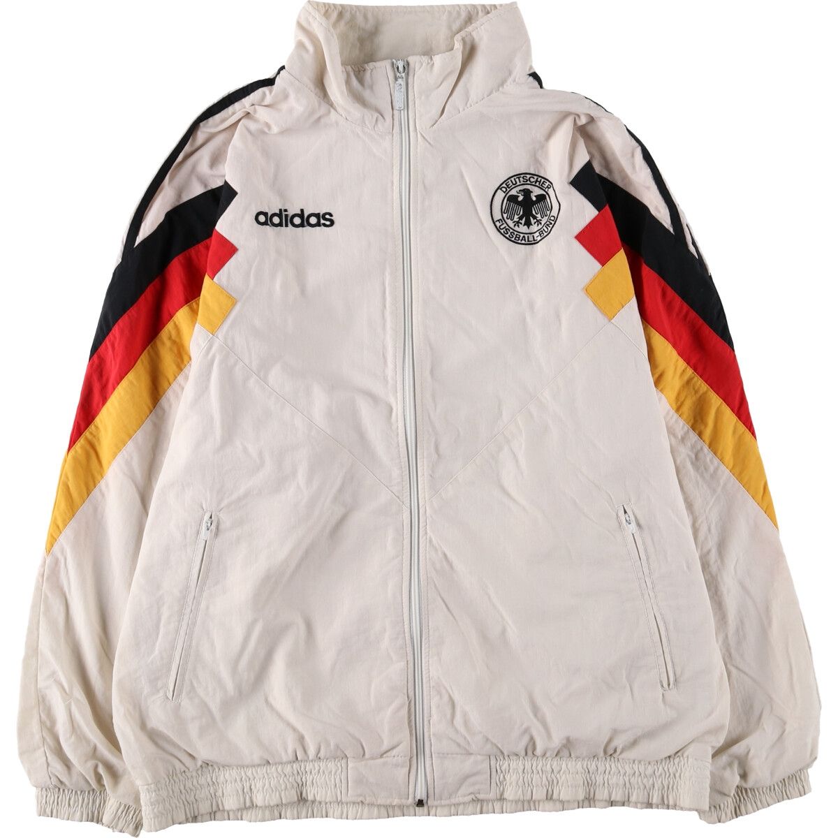 古着 80年代 アディダス adidas ペイント ナイロンジャケット メンズL相当 ヴィンテージ/eaa474557