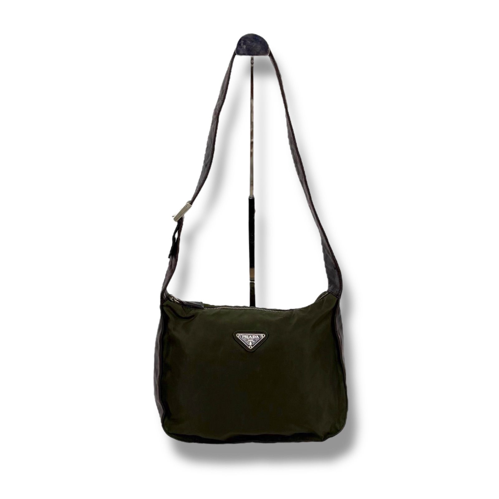 プラダ PRADA ワンショルダーバッグ レザー テスートナイロン