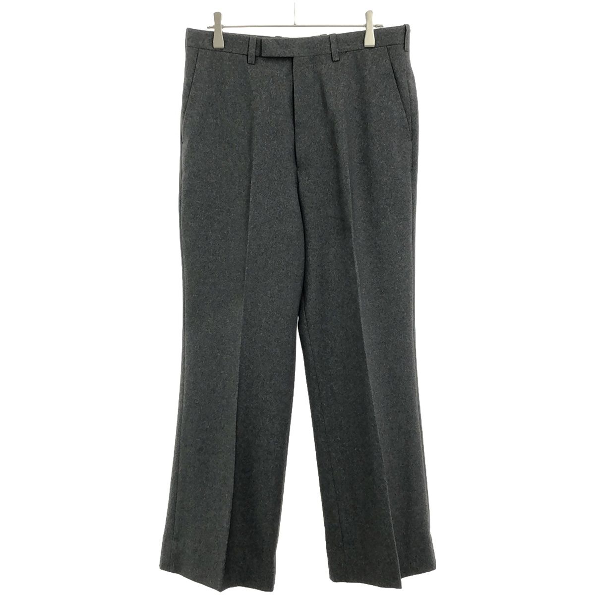 LAD MUSICIAN ラッドミュージシャン 21AW ESTER SERGE SLIM FLARE PANTS フレアスラックスパンツ  2221-557 グレー 44 - メルカリ