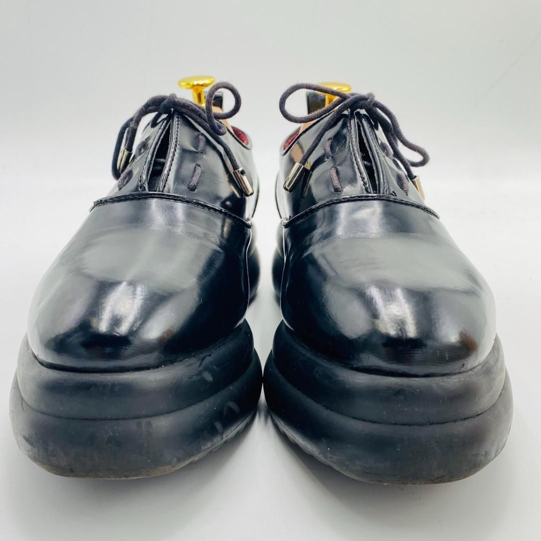 ヒロ様　ザラ　TRF　レースアップシューズ　厚底　ブラック　41 ZARA - 極美品 ZARA ザラ 厚底 トラックソール レースアップ