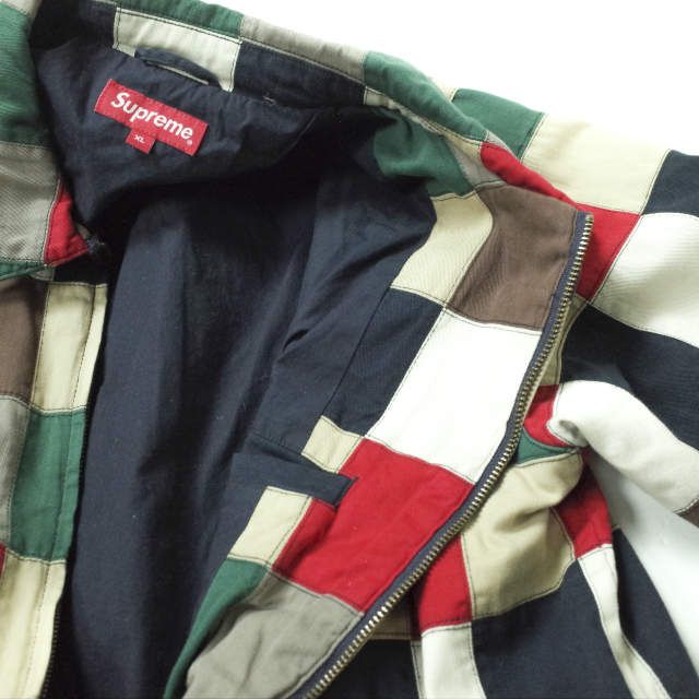 SUPREME シュプリーム 19SS Patchwork Harrington Jacket パッチ