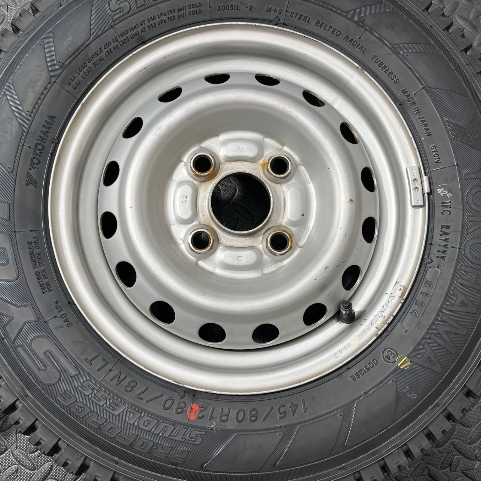 タイヤ 145 80R12 80 78N LT ヨコハマ SY01V ダイハツ ハイゼット スタッドレスタイヤ 冬タイヤ FFCRYSTALESIA_COM