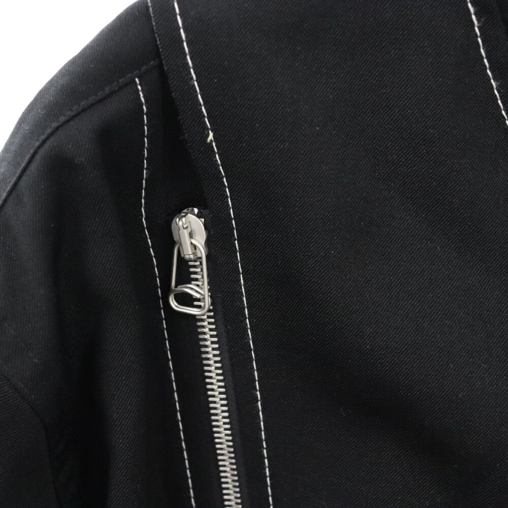 OAMC 22AW DISC SHIRT M BLACK 黒 ブルゾン ジップ OAMC (オーエーエムシー) 22AW DISC SHIRT ディスク シャツ ジップ