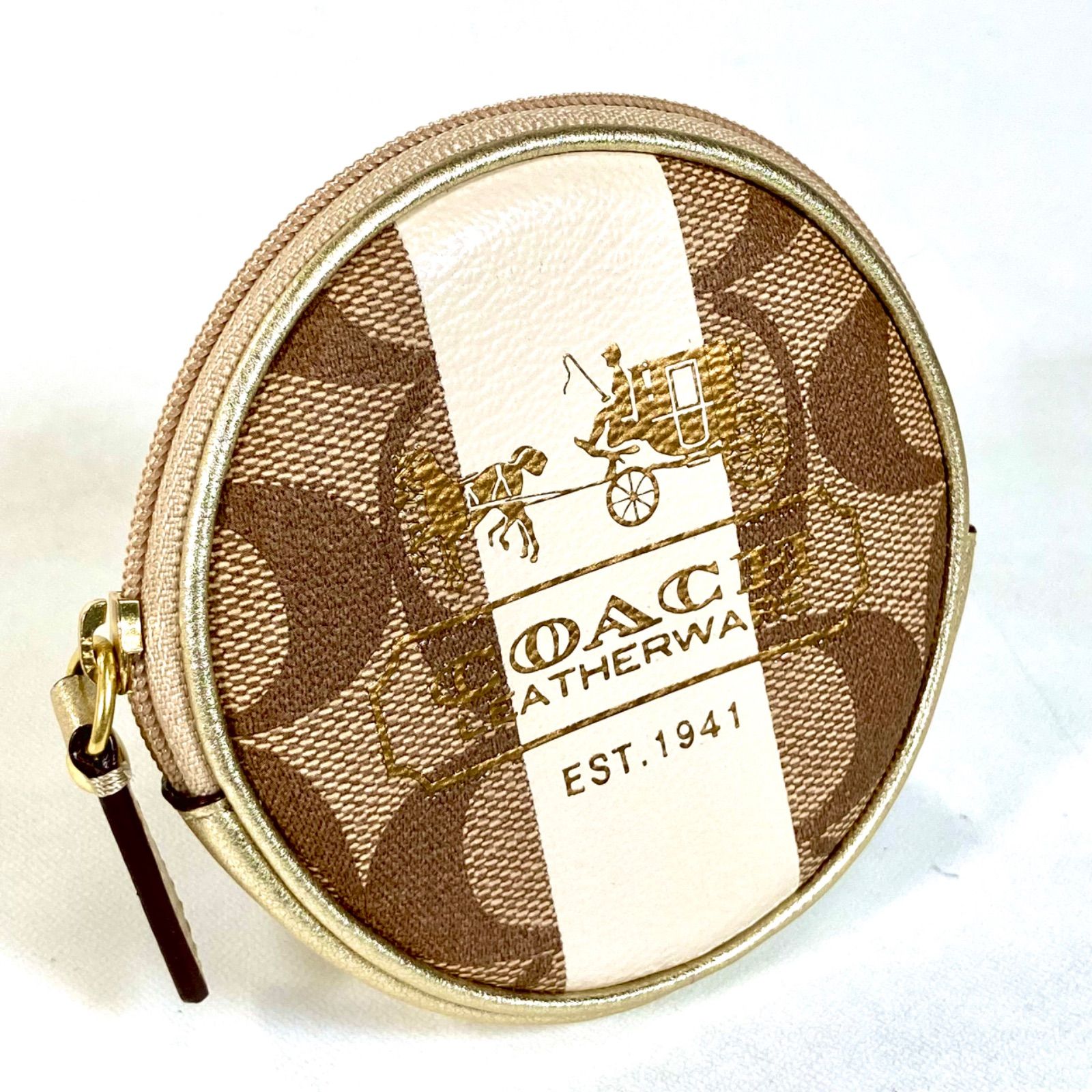 COACH】コーチ 丸型 コインケース (新品・即日発送) - メルカリ