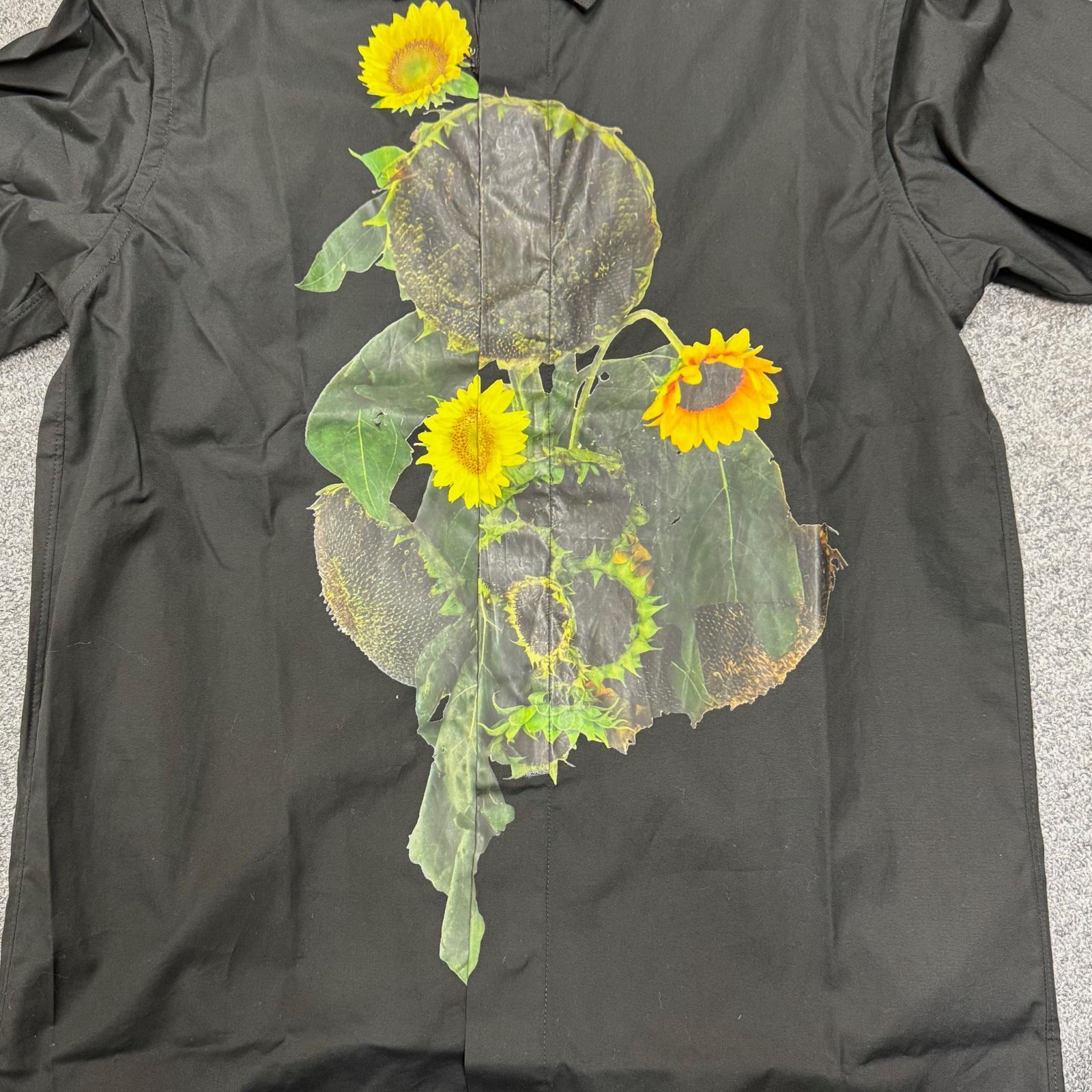 参考上代49500円 未使用品 SOSHIOTSUKI 24SS FLATCOLLAR SUNFLOWER