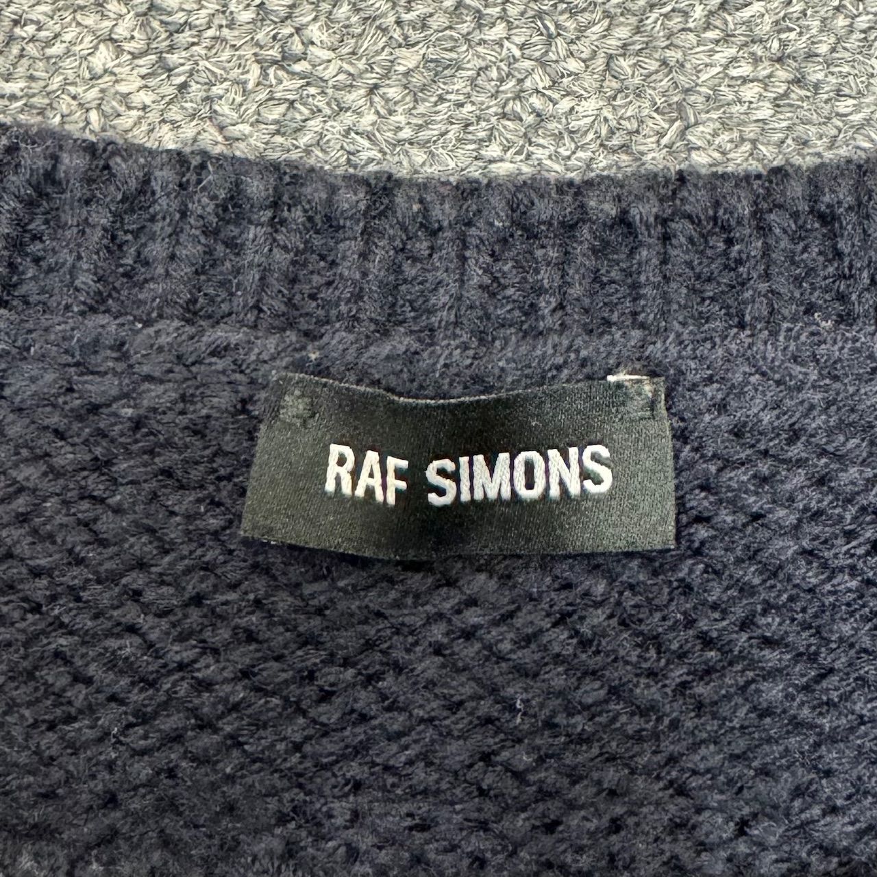 RAF SIMONS 21SS RS オーバーサイズ ショート ニット セーター 