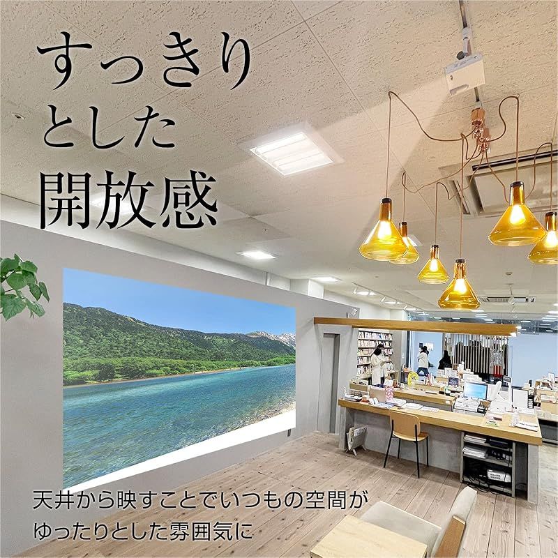 ダクトレール ライティングレール用プロジェクター天吊金具 ダブルロック ホワイト 耐荷重1Kg プラグ付き 1|4インチネジ 自宅|オフィス|店舗 角度調節360° 高さ2段階調整 PMB-L550W-CPW WWW_SMP1DAWEKUDUS_SCH_ID