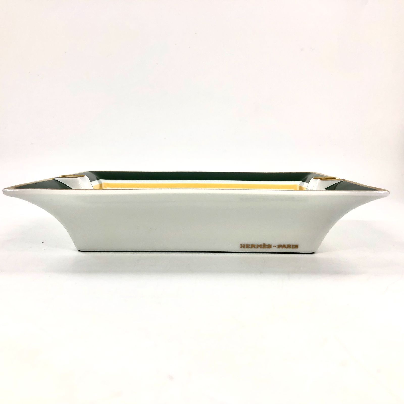 HERMES 配送 エルメス 灰皿 喫煙具 アッシュトレイ 花 椿 フランス製