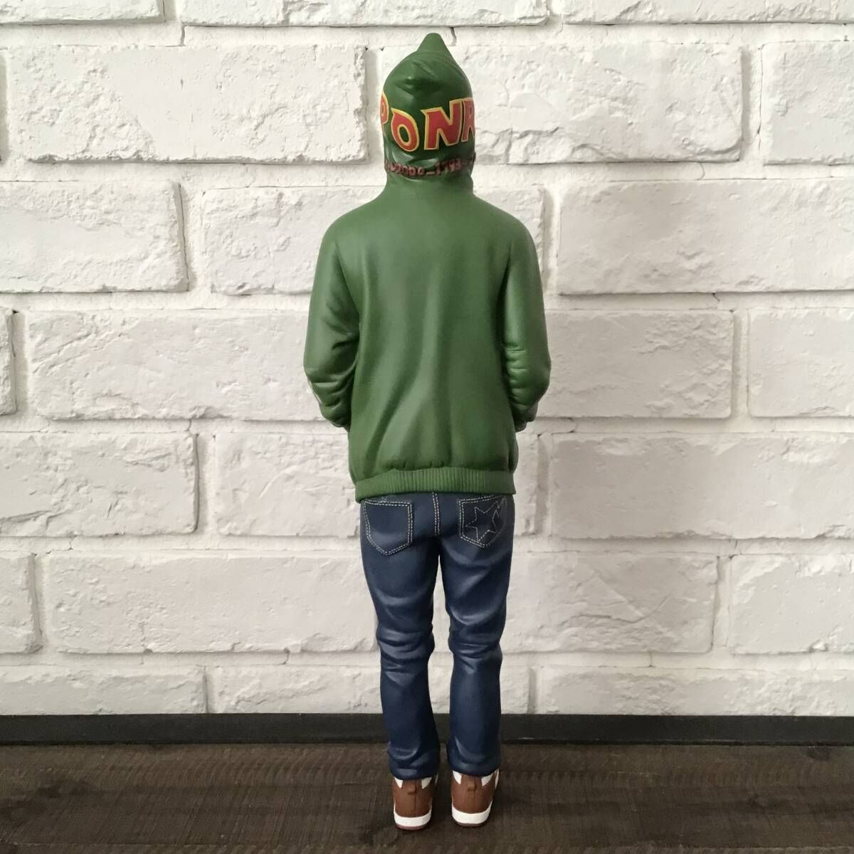 新品 A BATHING APE テリヤキ星人 ジャージ シャークパーカー M