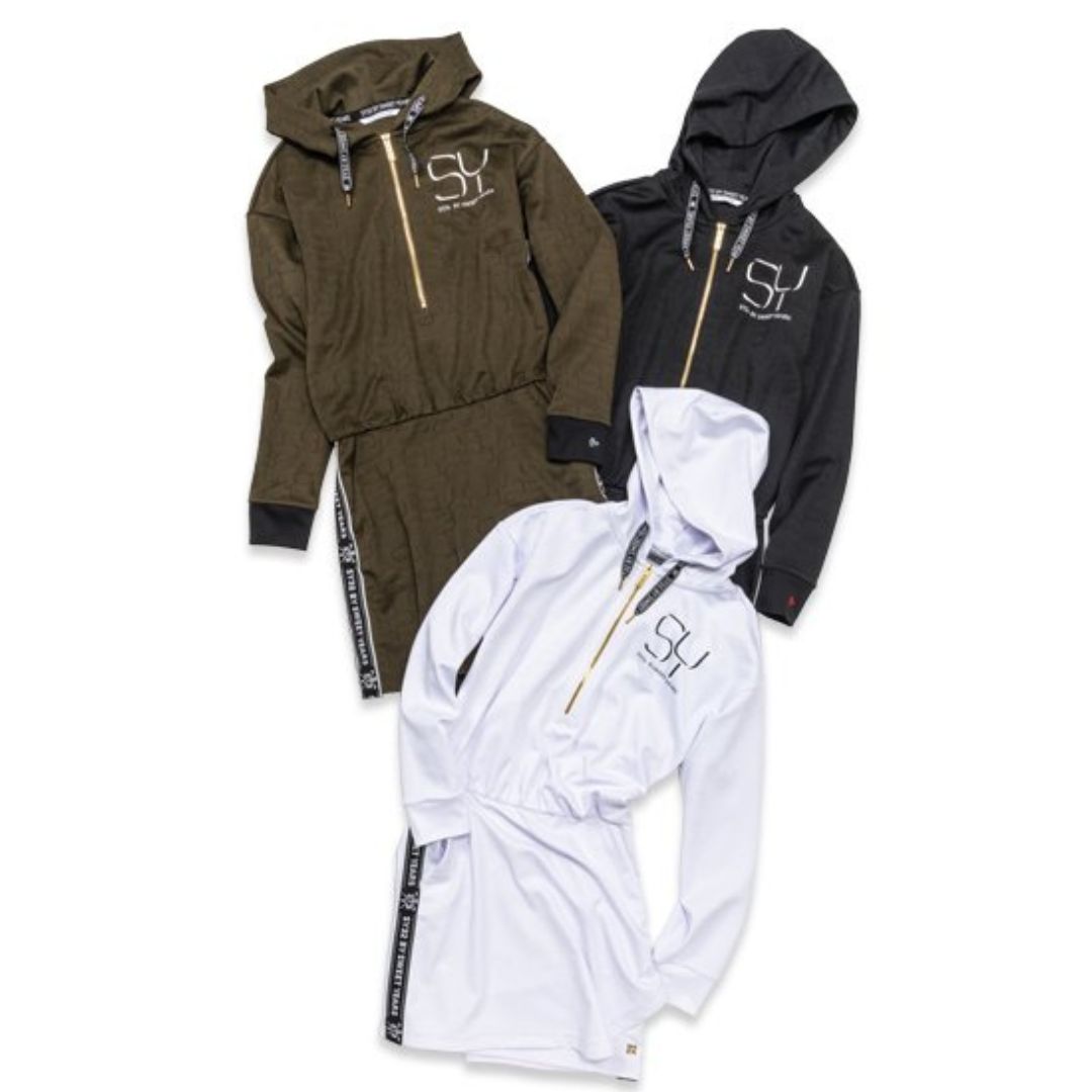 お取り寄せ SY32 by SWEET YEARS ワンピース フードつき