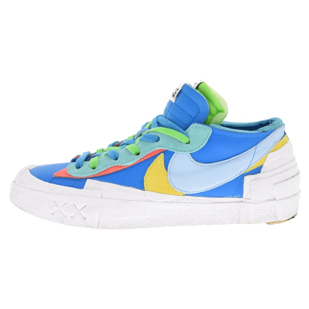 NIKE (ナイキ) ×KAWS×SACAI BLAZER LOW Neptune Blue カウズ サカイ ブレザー ブルーネプチューン ローカットスニーカー ブルー US10.5/28.5cm DM7901‐400