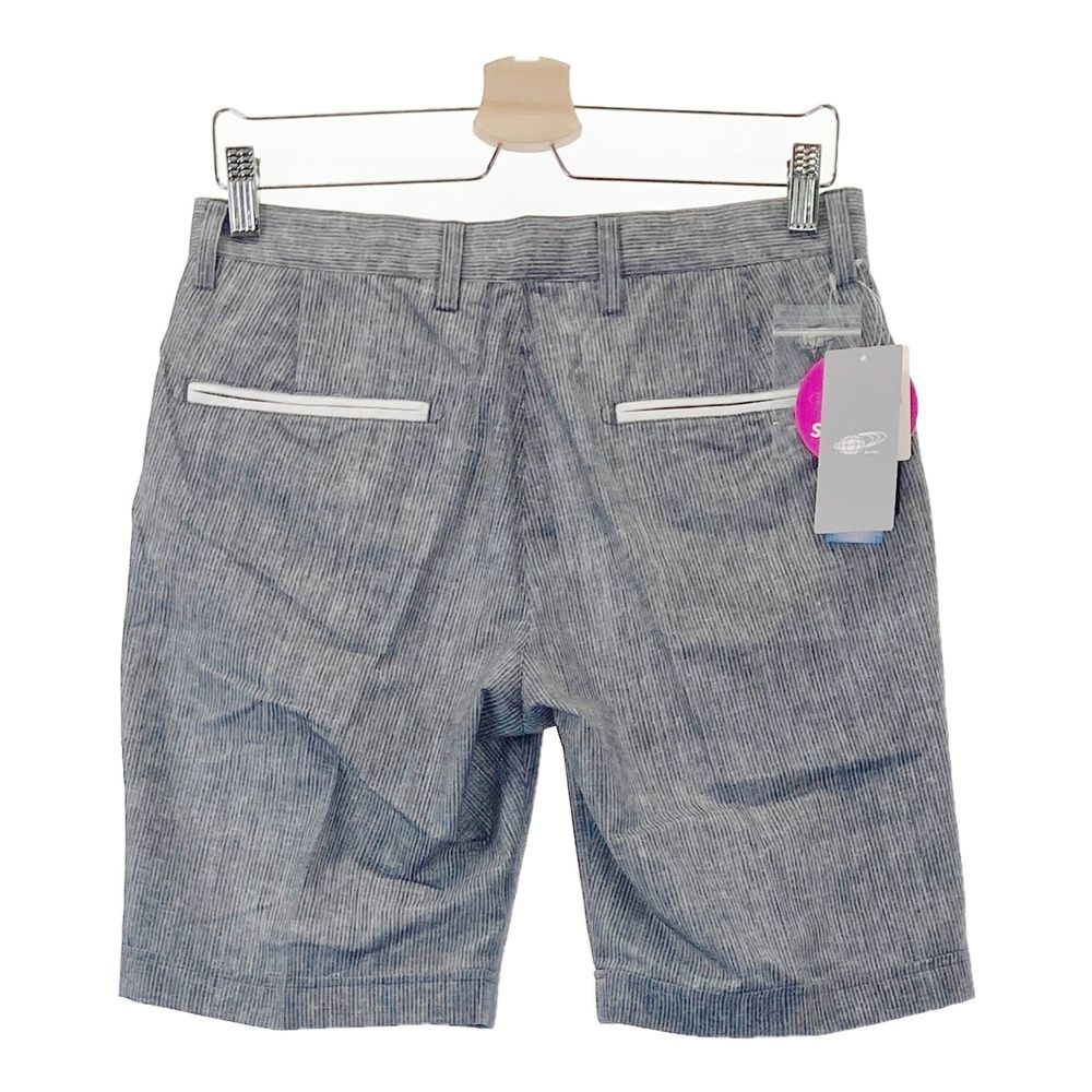 サイズ 42 BEAMS GOLF ビームスゴルフ 84-25-0050-887 ハーフパンツ ストライプ柄 グレー系 240101523804 ゴルフウェア メンズ ストスト