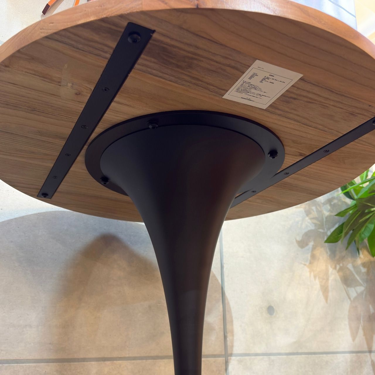 カフェテーブル エルム無垢材