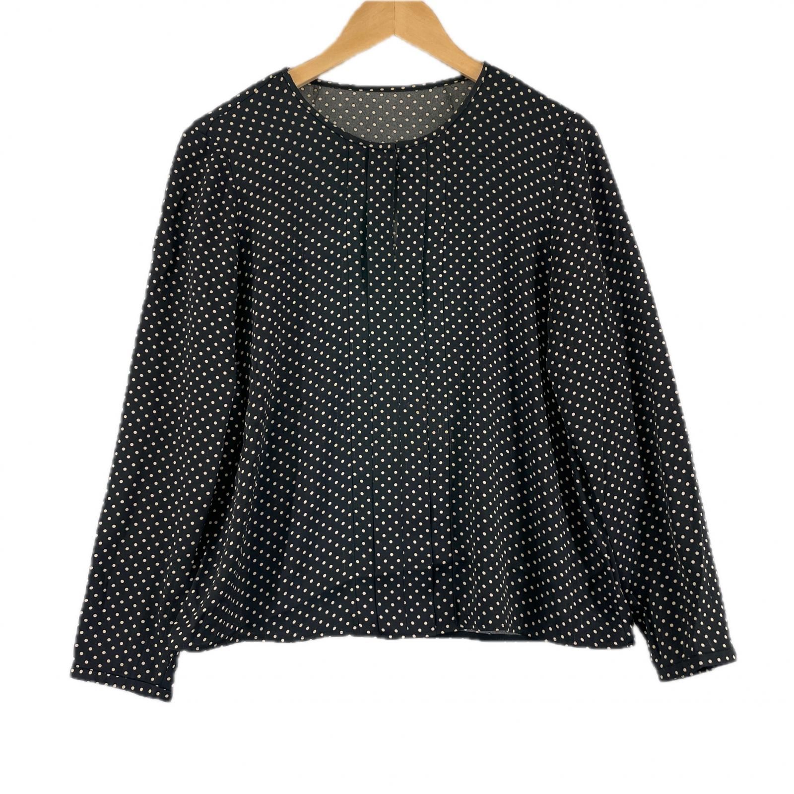極美品 BALLSEY ボールジー 水玉 秋冬 AW ブラウス シルク