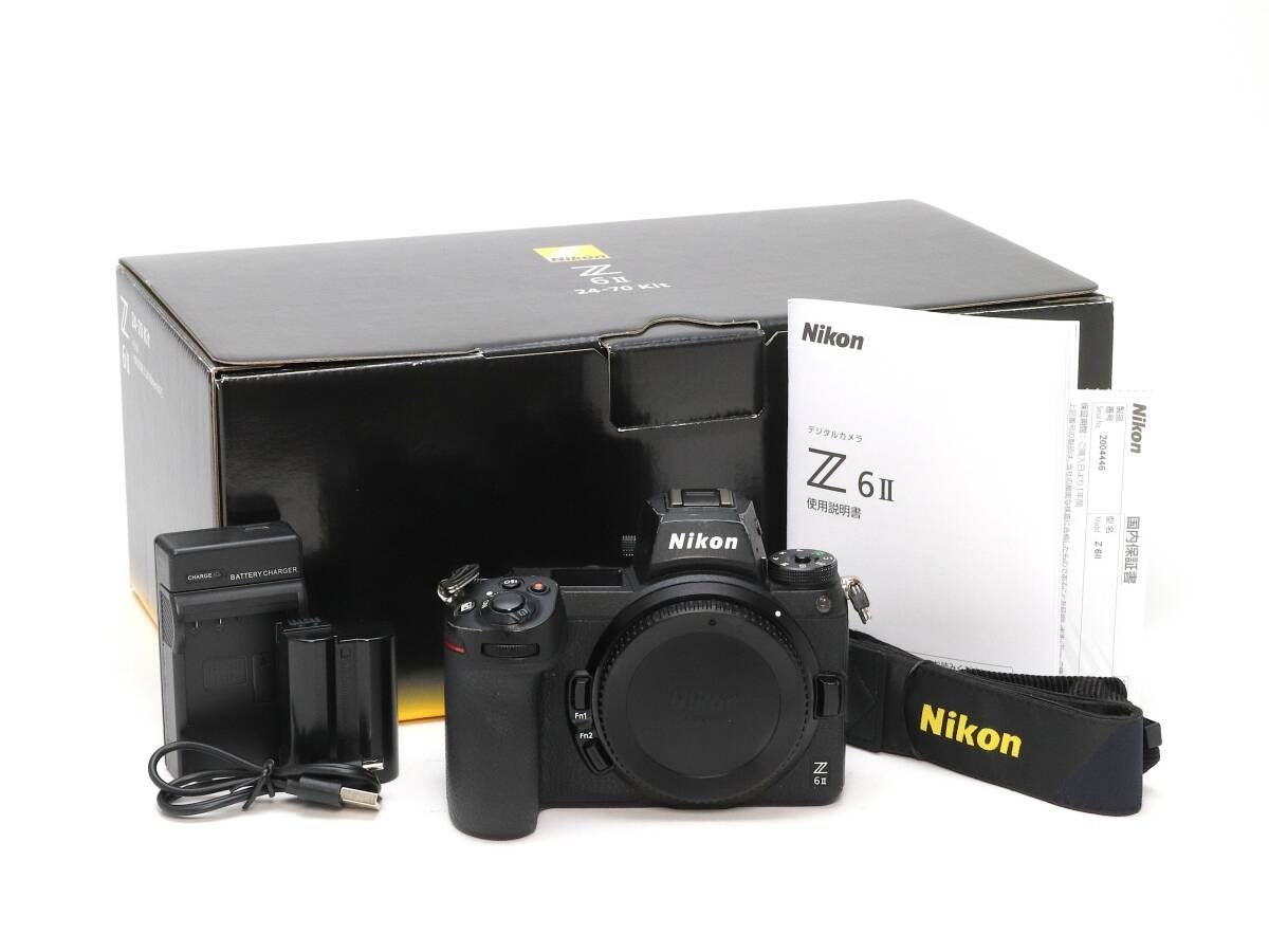 ニコン NIKON Z6 ボディ シャッター2200回 美品 B+ (並品) Nikon ニコン Z6 II ボディ シャッター数 73,498枚