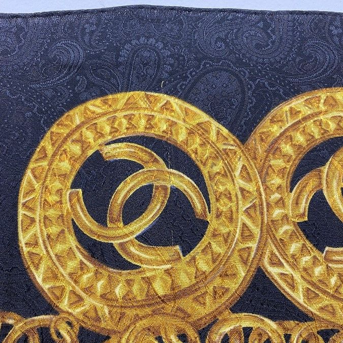 CHANEL シャネル スカーフ ヴィンテージ ネックレス柄 チェーン 